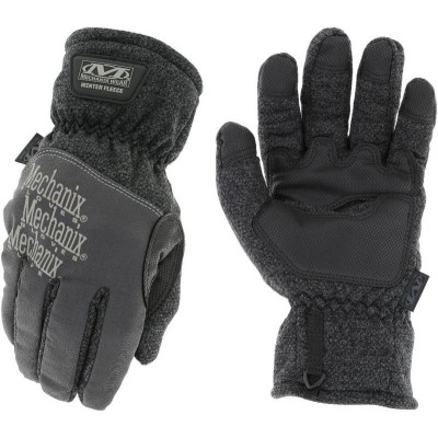 L Перчатки Mechanix Wear Winter Fleece серые зимние